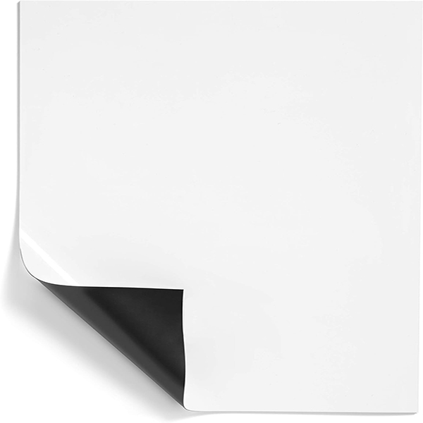 Placa de apagamento a seco folhas magnéticas quadro branco flexível com suporte magnético de geladeira 9 "x 12"